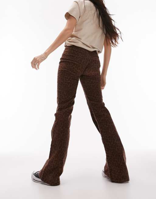 Pantalon évasé velours shop