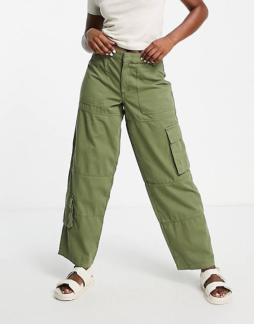 Verde Cargo a vita bassa Farfetch Uomo Abbigliamento Pantaloni e jeans Pantaloni Pantaloni a vita bassa 