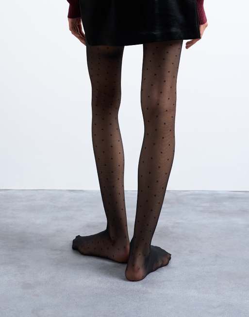 Topshop - Panty met polkadots in zwart, 3 van 3