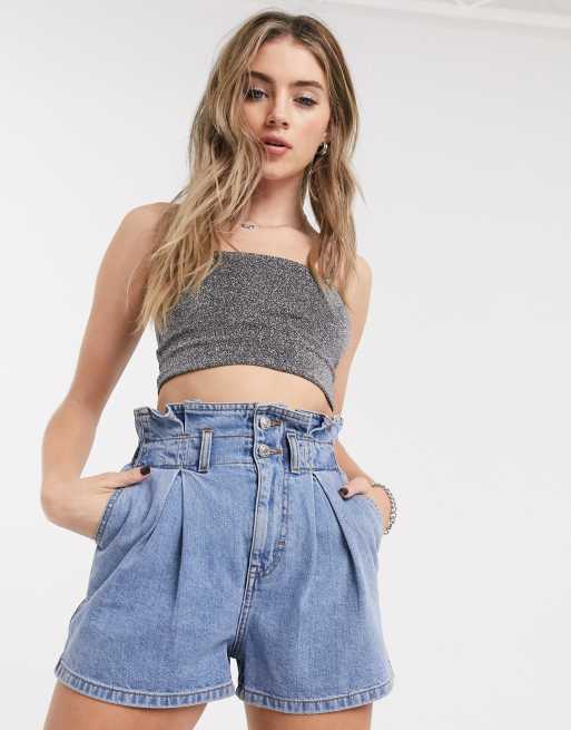 Topshop jeans hot sale shorts