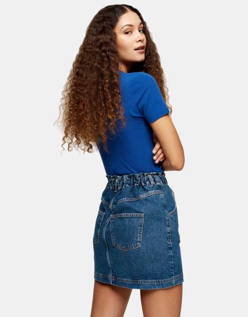 Paper bag 2024 jean skirt