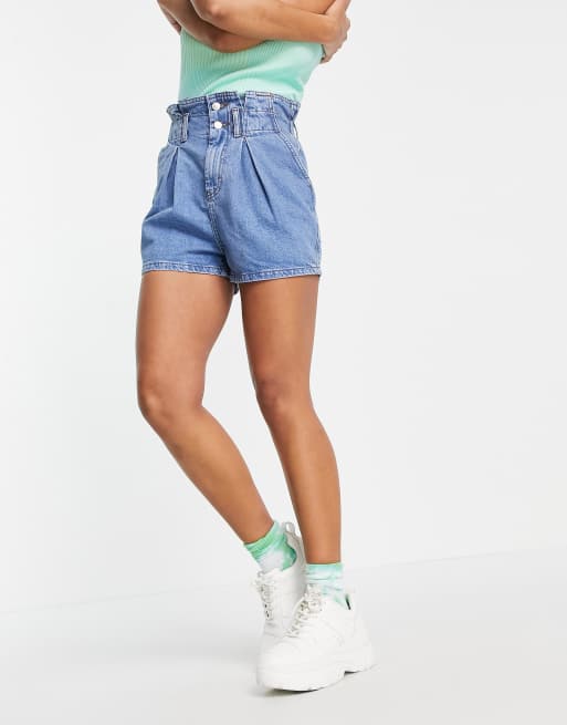 Paperbag store shorts topshop