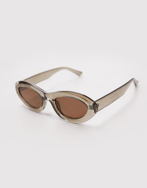 Topshop - Paros - Brune ovale solbriller, 2 af 3