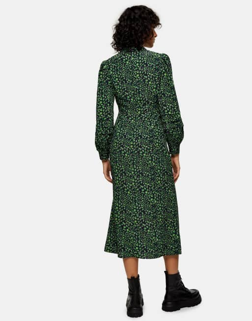 Topshop peacock sale dress