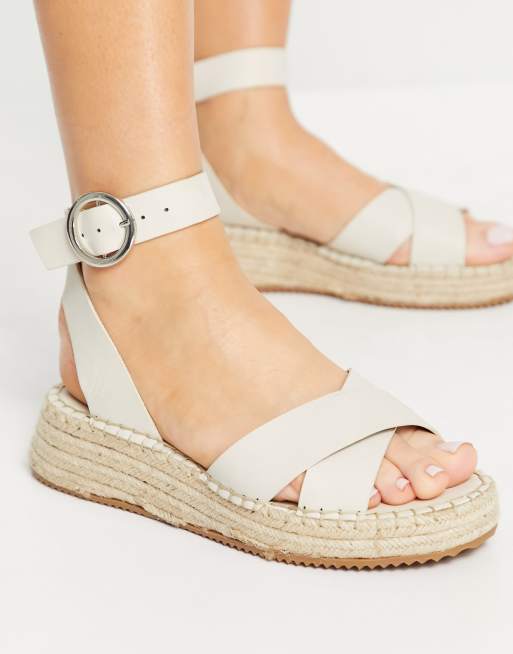 Topshop - Peanut - Espadrilles color pietra