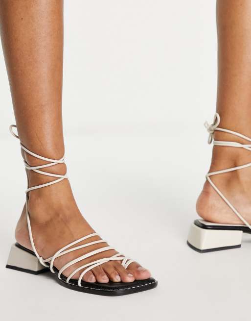 Topshop Pearly Sandales plates bride nou e autour de la