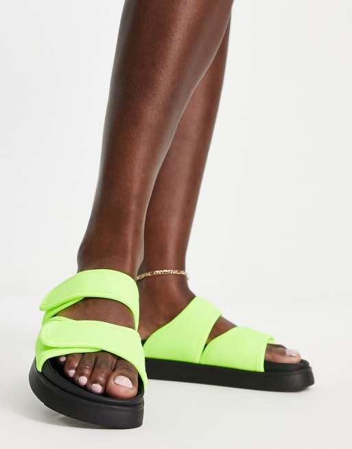 Velcro strap hot sale footbed sandals