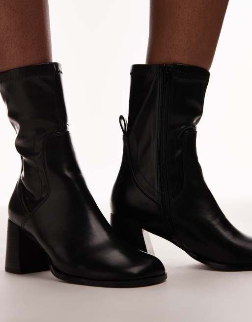 Plain flat velvet round toe outdoor ankle boots best sale