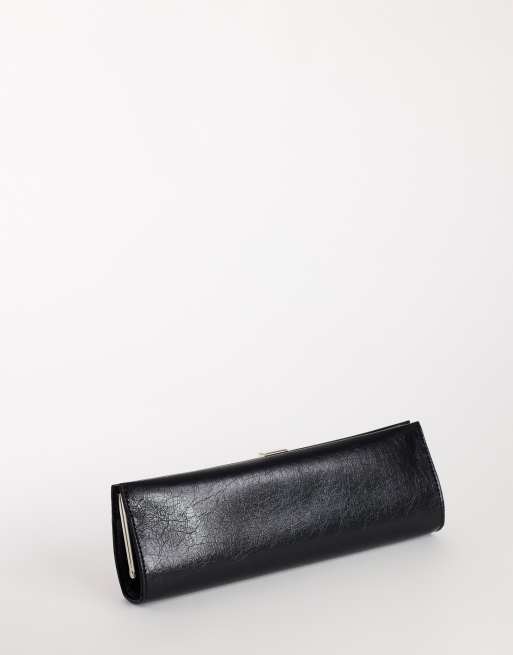 Topshop pequeño bolso de mano tipo sobre Ember en negro, 2 de 4
