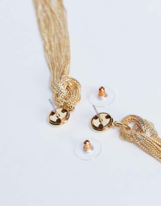 Topshop - Perl - Oorbellen met kwastjes in goud, 4 van 4