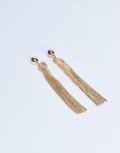 [Topshop] Topshop Perl tassel earrings in gold One Size GOLD
