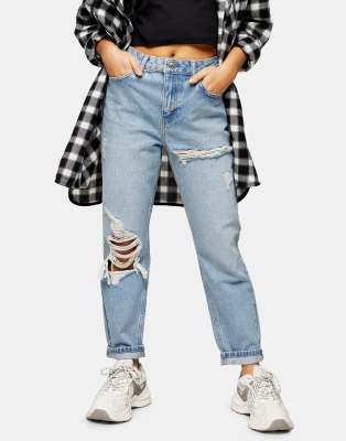 asos ripped mom jeans