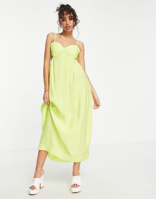 Topshop neon outlet dress