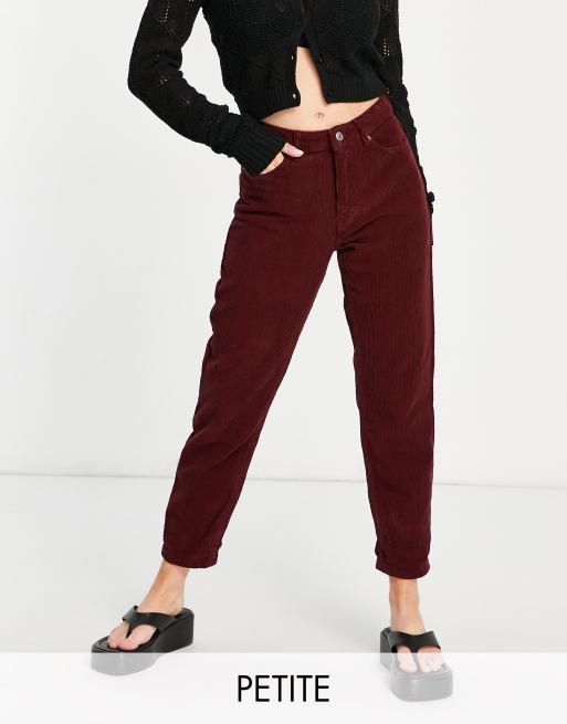 Topshop cord mom store jeans