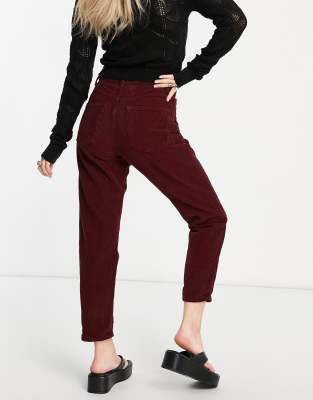 topshop cord mom jeans