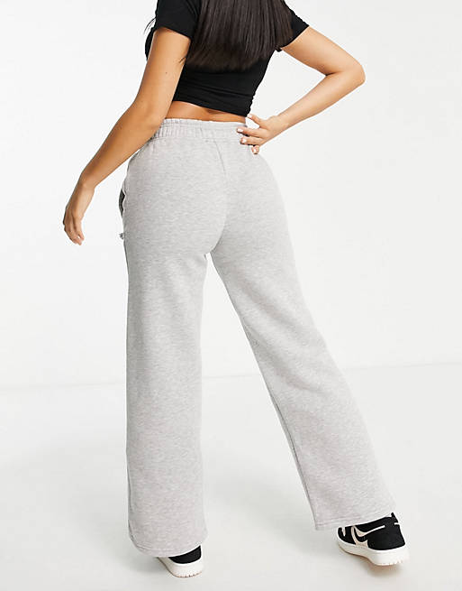 Tracksuits Topshop Petite clean straight joggers in grey 