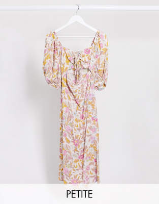 topshop white floral dress