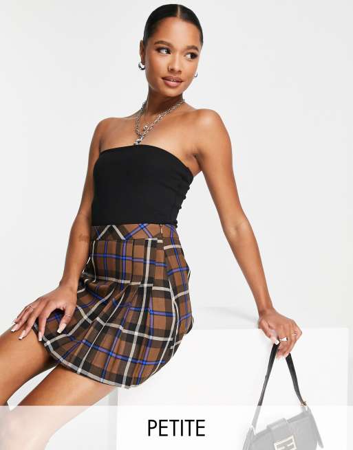 Topshop Petite – Czarne body z dekoltem bandeau