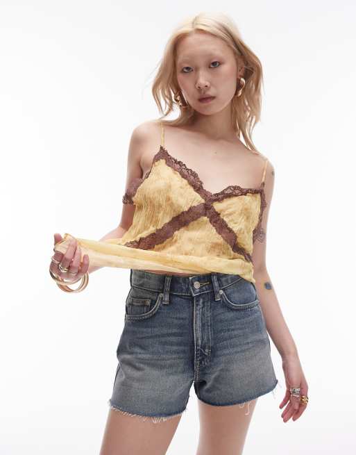 Topshop short jeans hot sale