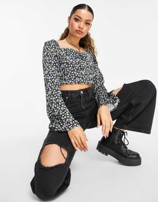 Floral Tops, Floral Crop Tops & Ditsy Floral Tops