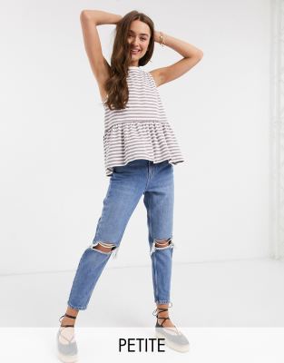 petite mom jeans asos