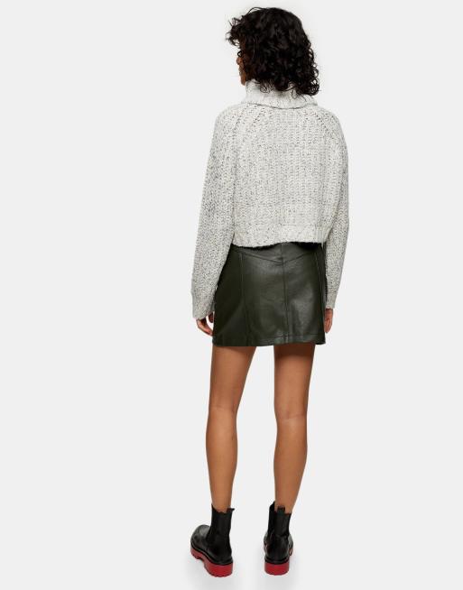 Pleather hotsell skirt petite