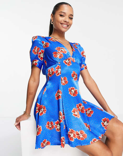 Topshop petite 2025 floral dress