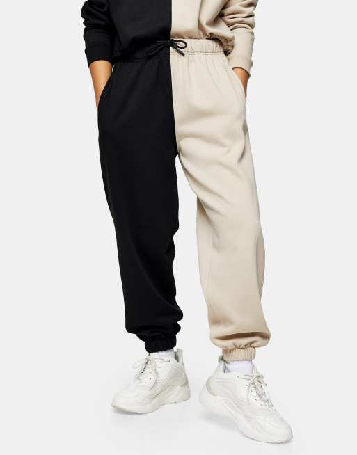 Topshop Petite half and half jogger ASOS