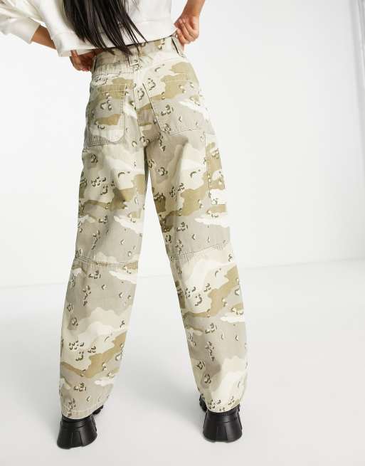 Camo clearance jeans topshop