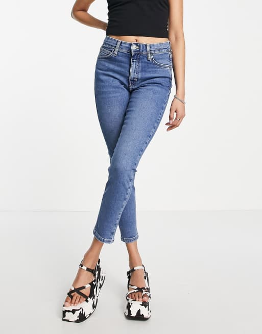 Topshop + Petite Jamie Jeans Skinny Fit in White