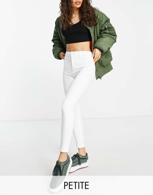 Topshop Petite Joni – Białe jeansy 