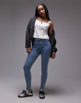 Joni high rise jeans in bleach-Blue