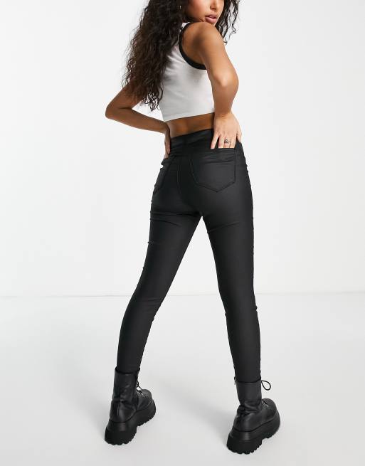 Topshop petite joni jeans hot sale black