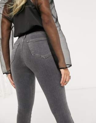 grey joni jeans with belt loops