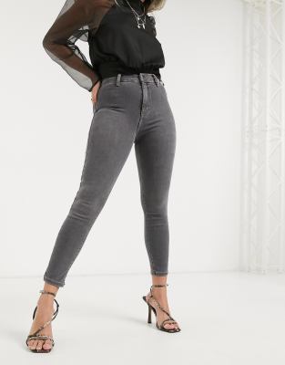 grey joni jeans with belt loops