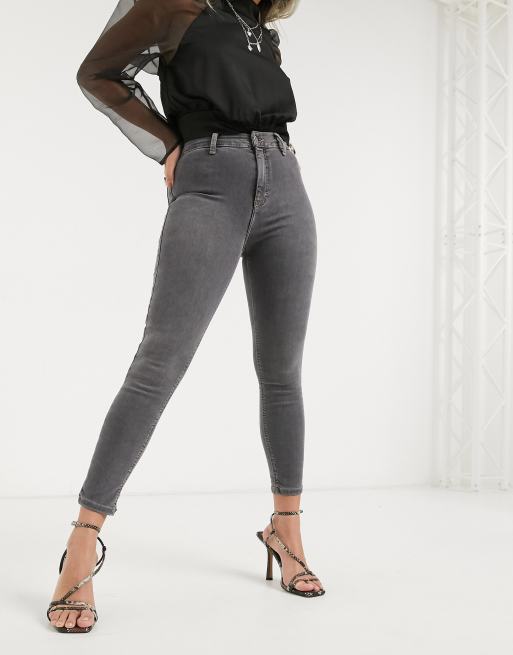 Topshop joni best sale jeans belt loops