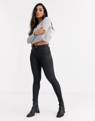 topshop coated jeans petite