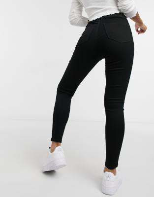 black petite skinny jeans