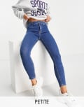 [Topshop Petite] Topshop Petite Mid Blue Joni Jeans W24 L28 Blue