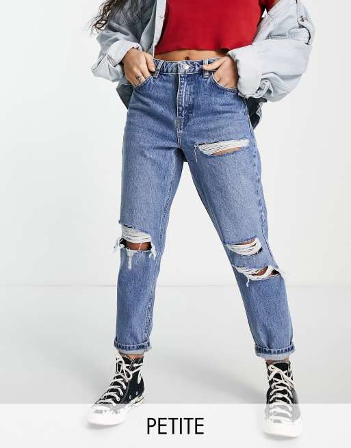 Ripped bum clearance jeans topshop