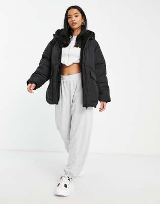 topshop petite puffer