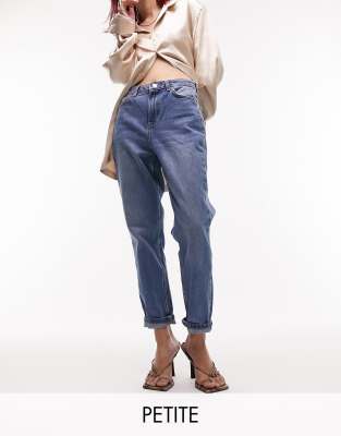 TOPSHOP Petite PETITE Recycled Mom Jeans - AirRobe