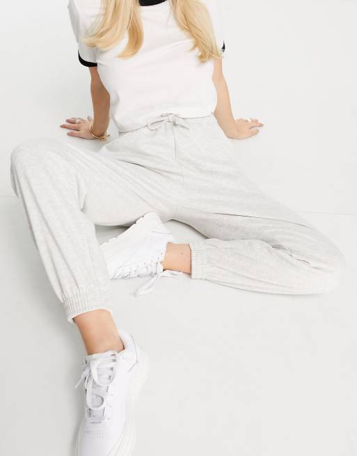 Topshop Petite oversized 90s joggers in grey ASOS