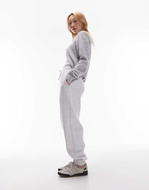 Grey joggers womens topshop on sale