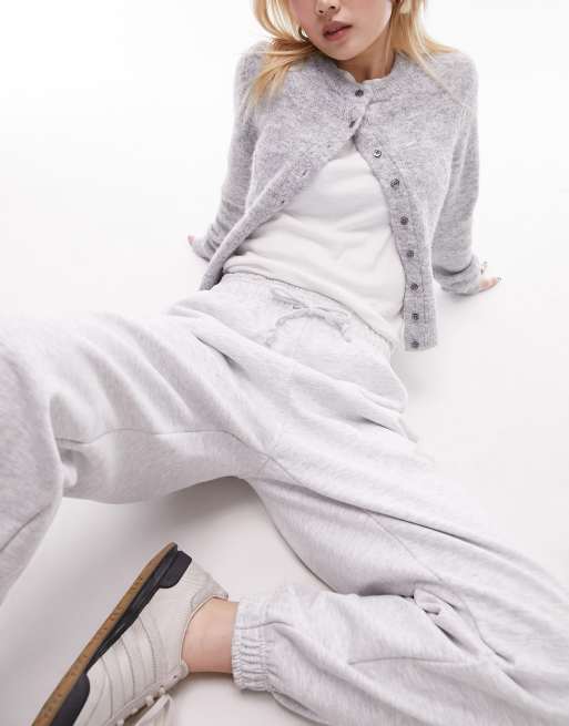 Topshop petite grey marl joggers new arrivals