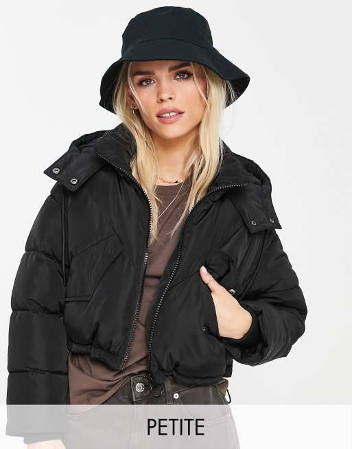 Cropped puffer sales jacket topshop