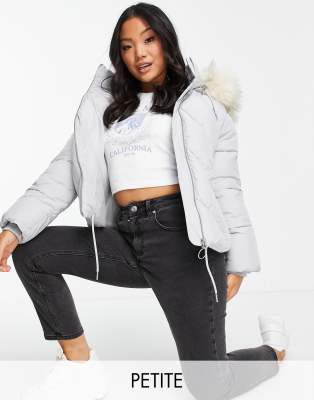 Topshop petite puffer jacket sale