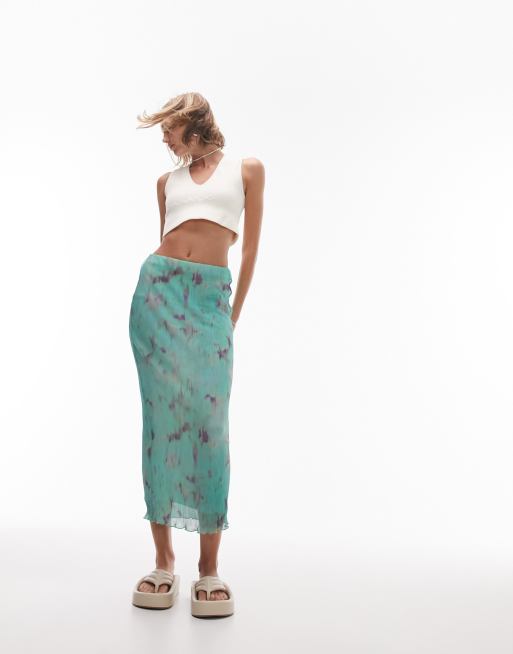 Tie dye outlet skirt asos