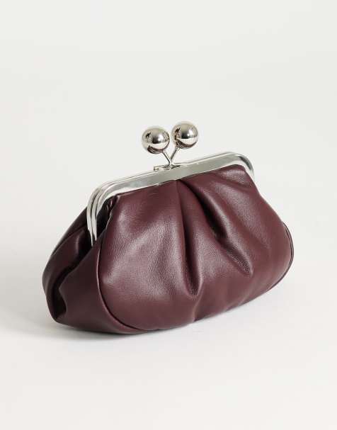 Topshop petite pochette Clover couleur aubergine - view 1