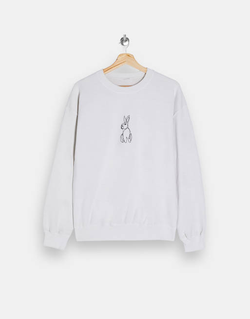 Rabbit sweatshirt hot sale